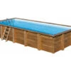 Piscina Rectangular Madera Mint 1000x400x146 Cm. Gre 788032 -Piscinas Artículos Tienda 1011142995g00