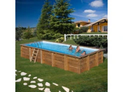 Piscina Rectangular Madera Mint 1000x400x146 Cm. Gre 788032 -Piscinas Artículos Tienda 1011142995g01