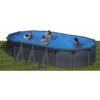 Piscina Ovalada Grafito Granada 730x375x132 Cm. Gre KITPROV738GF -Piscinas Artículos Tienda 1011143023g00