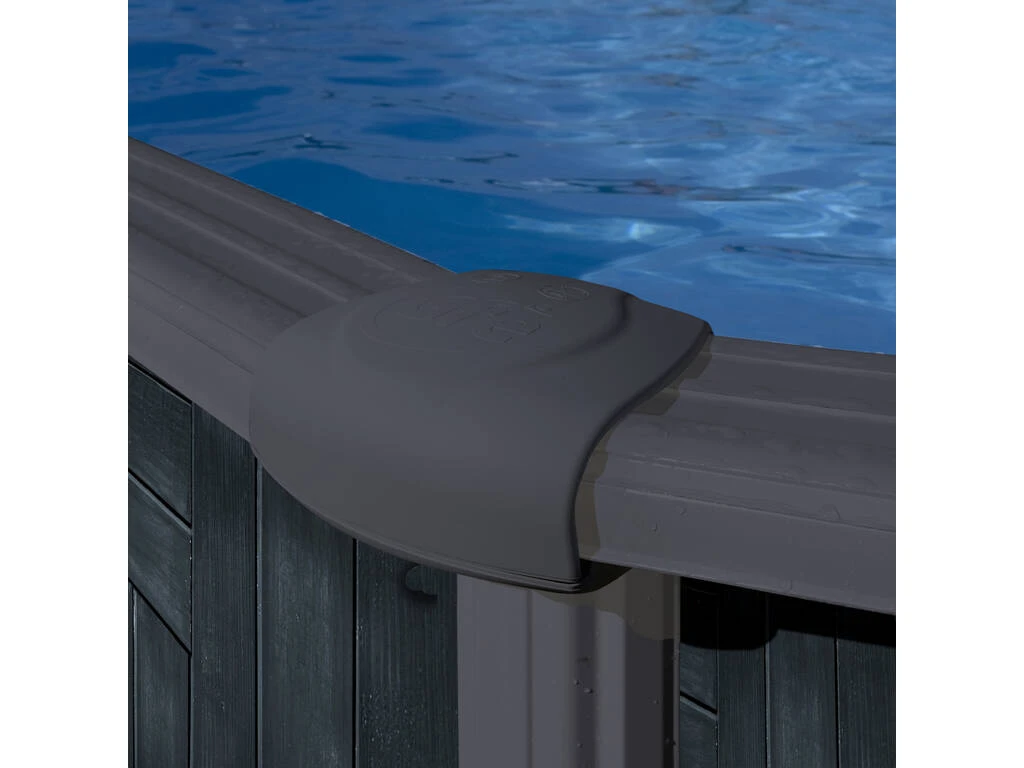 Piscina Ovalada Grafito Granada 610x375x132 cm. Gre KITPROV618GF Piscina Ovalada Grafito Granada 610x375x132 Cm. Gre KITPROV618GF -Piscinas Artículos Tienda 1011143024g06