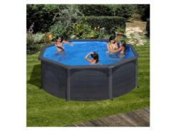 Piscina Redonda Grafito Kea 460x120 Cm. Gre KIT460GF 3 Piscina Redonda Grafito Kea 460x120 Cm. Gre KIT460GF -Piscinas Artículos Tienda 1011143032g01