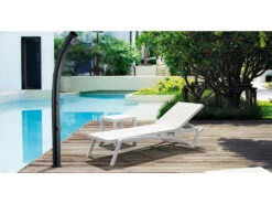 Ducha Solar Aluminio Jolly Inoxidable Con Enjuaga Pies Poolstar DS-A522NX -Piscinas Artículos Tienda 1011143278g02