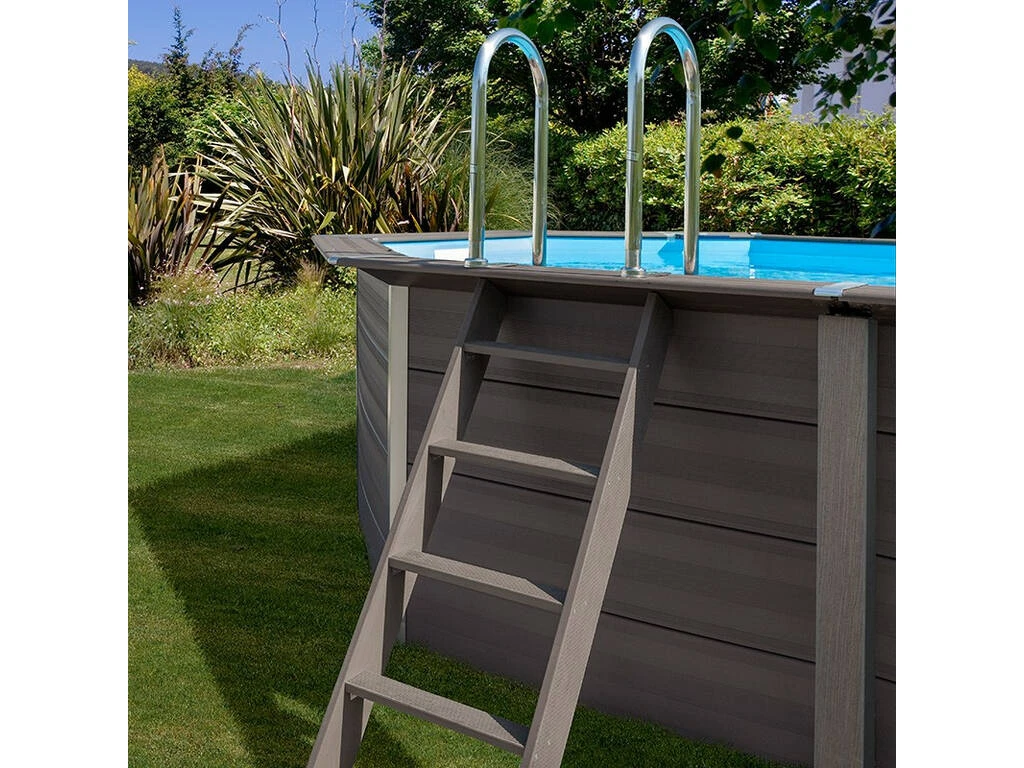 Piscina Madera Composite Pool 410x124 cm. Gre KPCO41 Piscina Madera Composite Pool 410x124 Cm. Gre KPCO41 -Piscinas Artículos Tienda 11138689g01