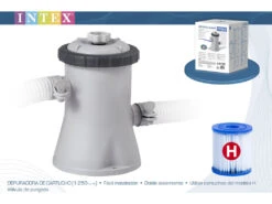 Depuradora 1250 L/H Intex 28602 -Piscinas Artículos Tienda 12731g01