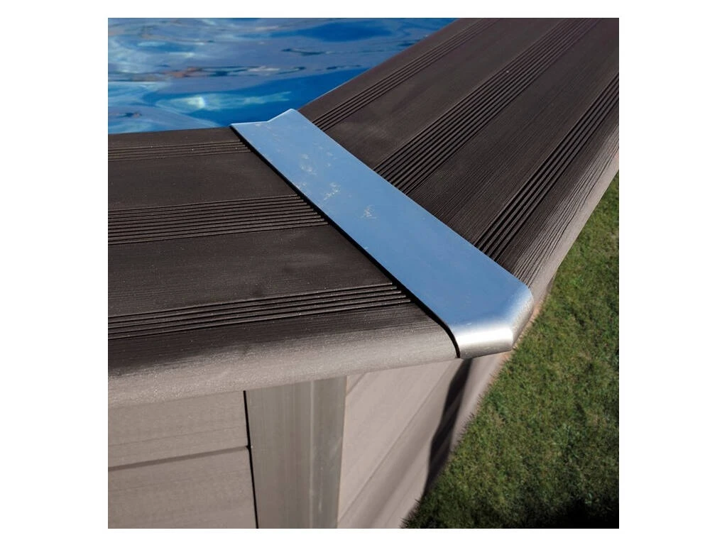 Piscina Cuadrada Madera Composite 326x326x124 cm. Gre KPCOR28 Piscina Cuadrada Madera Composite 326x326x124 Cm. Gre KPCOR28 -Piscinas Artículos Tienda 1911147476g01