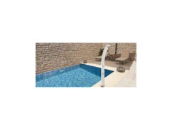 Ducha Solar Aluminio Spring Gris Con Enjuaga Pies Poolstar DS-A122NX -Piscinas Artículos Tienda 1921148193g01