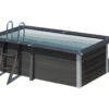 Piscina Rectangular Madera Composite 326X186X96 Cm. Gre KPCOR2814 -Piscinas Artículos Tienda 1999951293g00