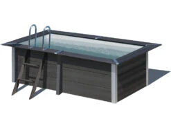 Piscina Rectangular Madera Composite 326X186X96 Cm. Gre KPCOR2814