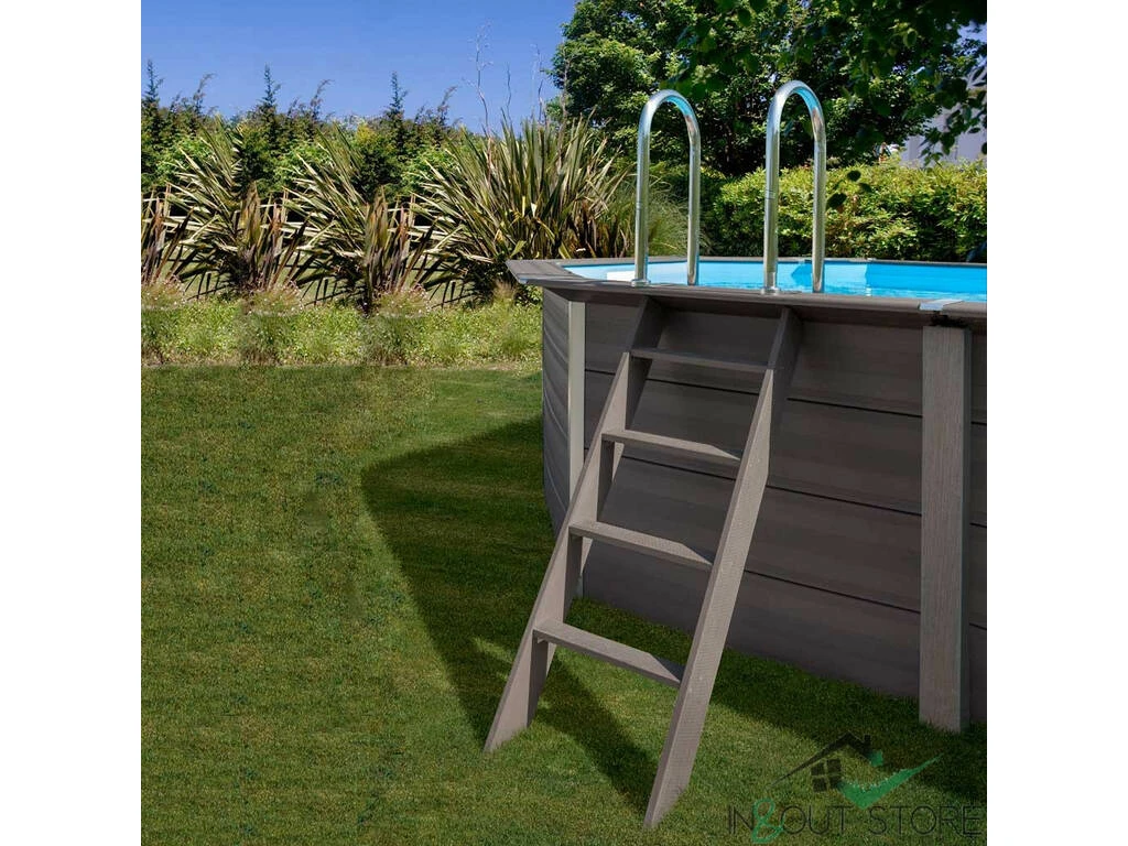 Piscina Rectangular Madera Composite 326X186X96 cm. Gre KPCOR2814 Piscina Rectangular Madera Composite 326X186X96 Cm. Gre KPCOR2814 -Piscinas Artículos Tienda 1999951293g01