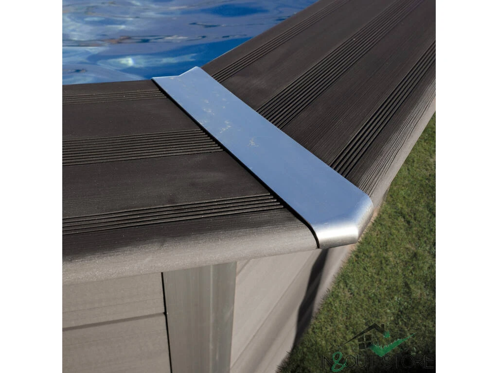 Piscina Rectangular Madera Composite 326X186X96 cm. Gre KPCOR2814 Piscina Rectangular Madera Composite 326X186X96 Cm. Gre KPCOR2814 -Piscinas Artículos Tienda 1999951293g02