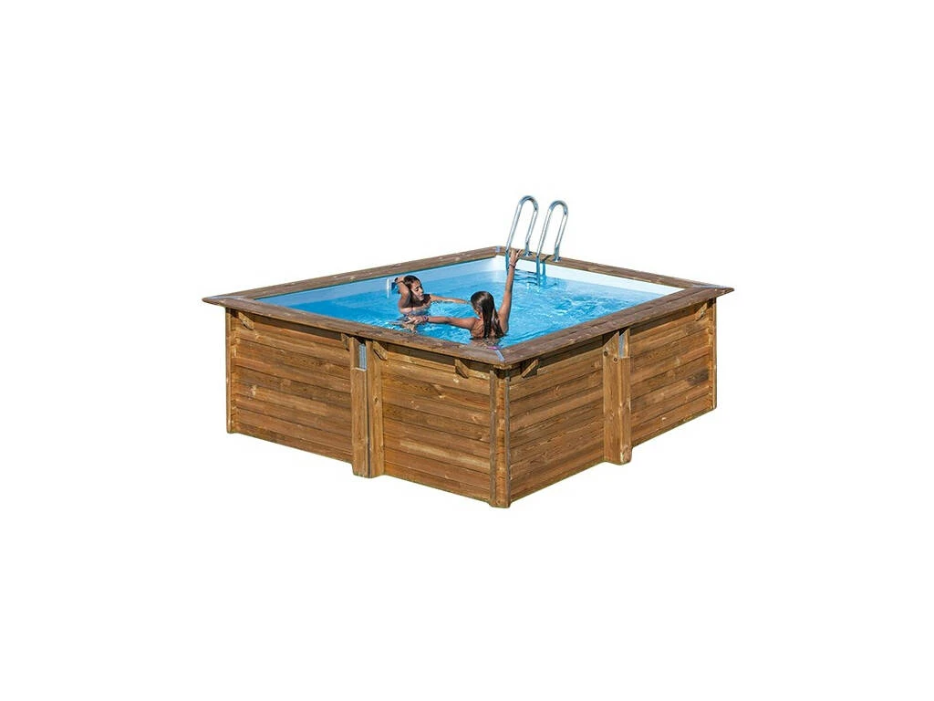 Piscina Cuadrada Madera Carra 305X305X119 cm. Gre 790205 Piscina Cuadrada Madera Carra 305X305X119 Cm. Gre 790205 -Piscinas Artículos Tienda 1999951301g00