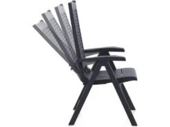 Muebles Jardín Sillón Multiposición Metal Antracita SP Berner 55351 -Piscinas Artículos Tienda 1999954455g01