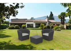 Muebles Jardín Set Nova Tete A Tete Grafito SP Berner 55386 -Piscinas Artículos Tienda 1999956834g02