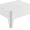 Muebles Jardín Mesa Auxiliar Alaska Blanca SP Berner 55367 -Piscinas Artículos Tienda 1999956835g00