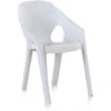 Muebles Jardín Silla Gaudí Blanca SP Berner 80694 -Piscinas Artículos Tienda 1999956853g00