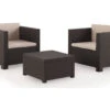 Muebles Jardín Set Diva Tete A Tete Wengué SP Berner 55134 -Piscinas Artículos Tienda 1999956904g00
