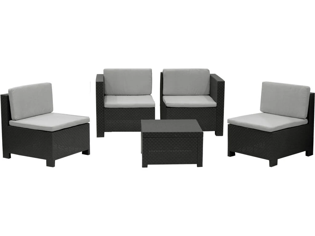 Muebles Jardín Set Verona Storage Grafito SP Berner 55377 Muebles Jardín Set Verona Storage Grafito SP Berner 55377 -Piscinas Artículos Tienda 1999956921g00