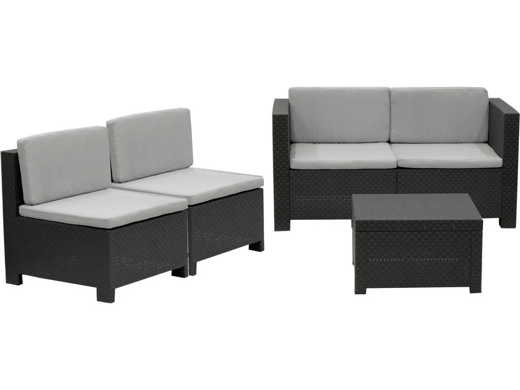 Muebles Jardín Set Verona Storage Grafito SP Berner 55377 Muebles Jardín Set Verona Storage Grafito SP Berner 55377 -Piscinas Artículos Tienda 1999956921g01