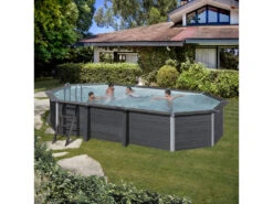 Piscina Madera Composite Pool Avantgarde 664X386X124 Cm. Gre KPCOV66L -Piscinas Artículos Tienda 1999957116g01