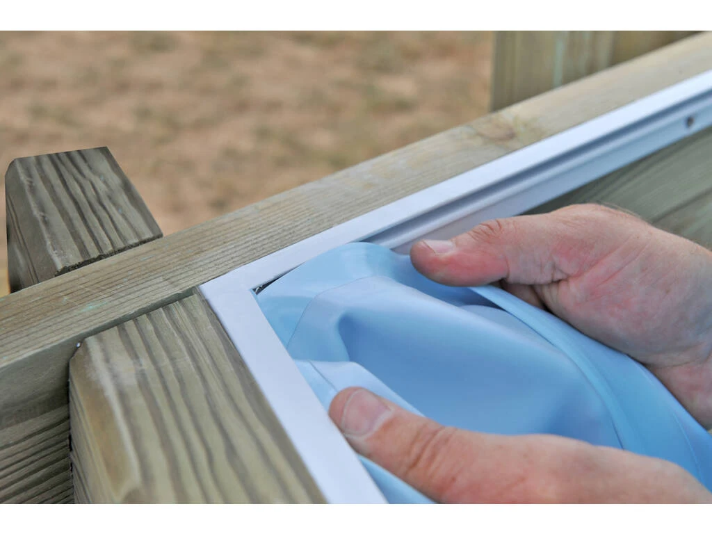 Piscina Rectangular Madera Evora Plus 620X420X136 cm. Gre 800009 Piscina Rectangular Madera Evora Plus 620X420X136 Cm. Gre 800009 -Piscinas Artículos Tienda 1999957156g06