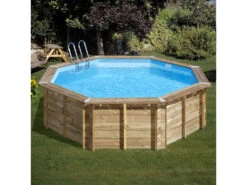 Piscina Redonda Madera Violette 2 500X127 Cm. Gre 800003