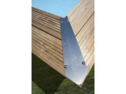 Piscina Redonda Madera Vanille 2 400X119 Cm. Gre 800002 -Piscinas Artículos Tienda 1999957159g06