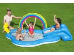 Centro De Juegos Arcoíris Con Tobogán 247x145x91 Cm. Bestway 53092 -Piscinas Artículos Tienda 1999957723g03