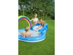 Centro De Juegos Arcoíris Con Tobogán 247x145x91 Cm. Bestway 53092 -Piscinas Artículos Tienda 1999957723g07