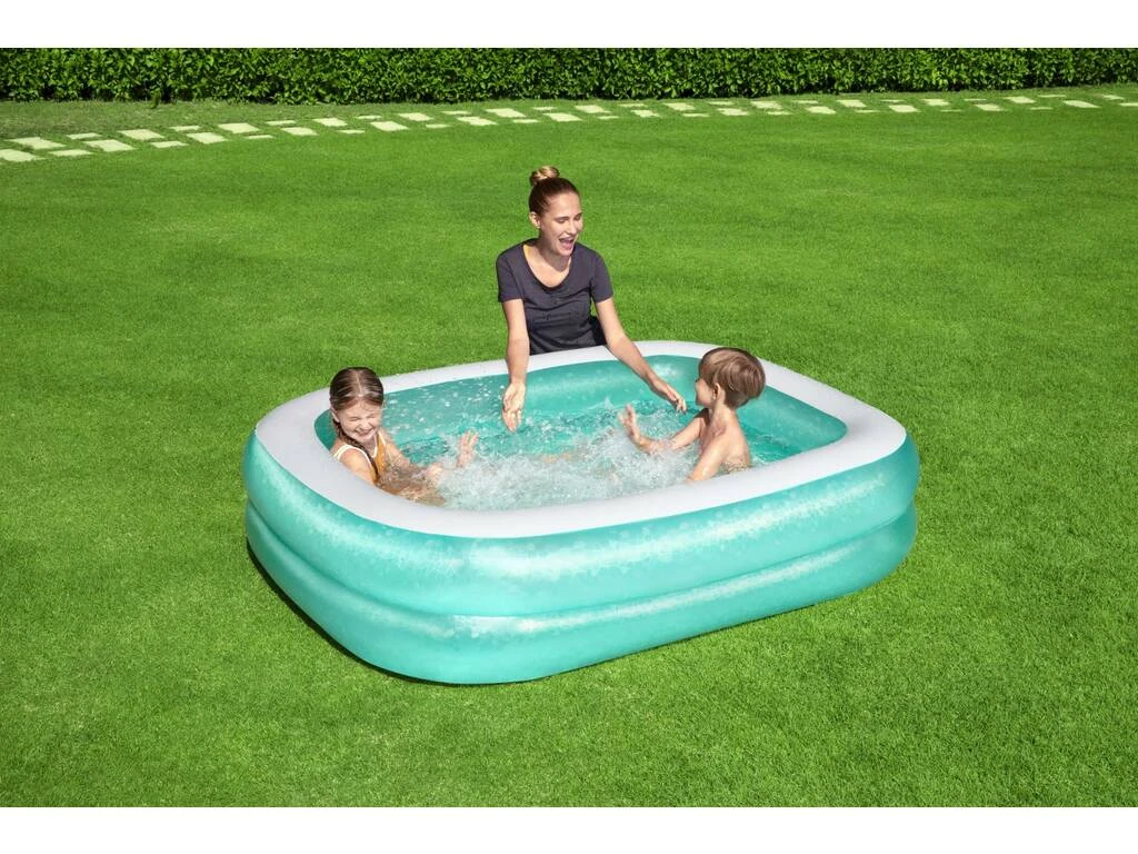 Piscina Hinchable Familiar Blue Rectangular 201x150x51 cm. Bestway 54005 Piscina Hinchable Familiar Blue Rectangular 201x150x51 Cm. Bestway 54005 -Piscinas Artículos Tienda 1999957804g02