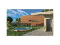 Piscina Ovalada Madera Grenade 2 De 436x336x117 Cm. Gre 7900862 -Piscinas Artículos Tienda 1999962024g09
