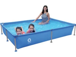Piscina Desmontable Rectangular Steel Frame Pool De 228x159x42 Cm. Jilong 17804