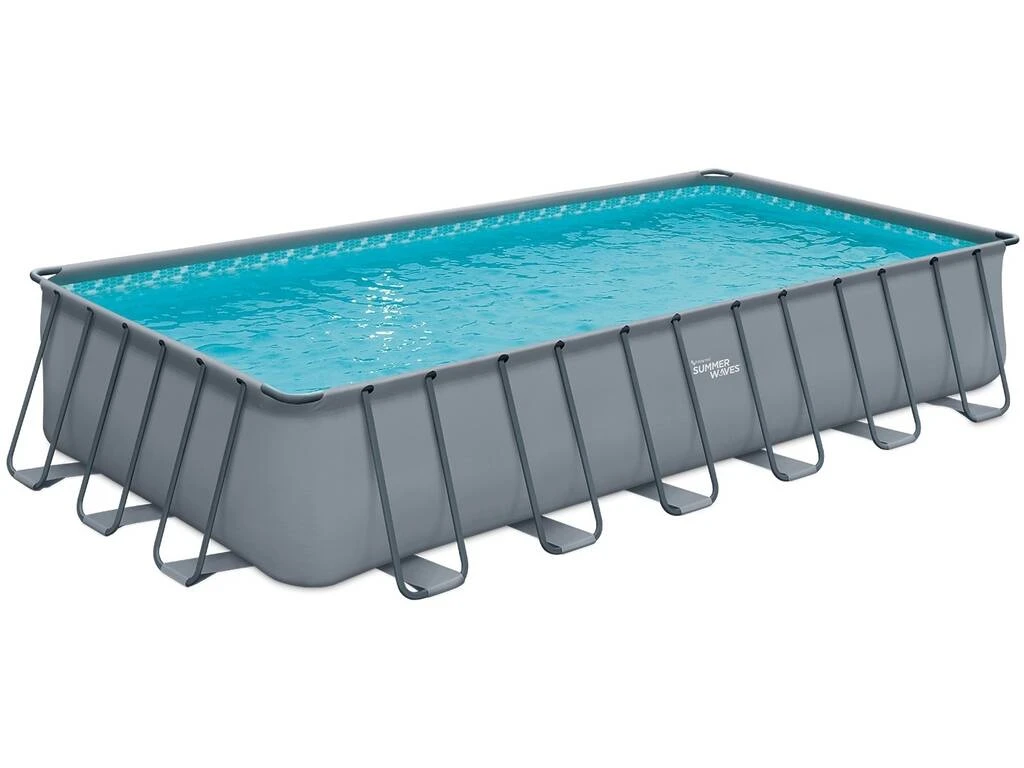 Piscina Desmontable de 732x366x132 cm. con Depuradora de Arena y Kit Limpieza Polygroup P424125210EU Piscina Desmontable De 732x366x132 Cm. Con Depuradora De Arena Y Kit Limpieza Polygroup P424125210EU -Piscinas Artículos Tienda 1999966182g01