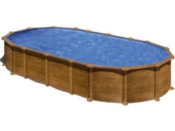 Piscina Imitación Madera Amazonia 730x375x132 Cm. Gre KITPROV7388WO
