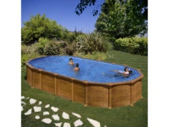 Piscina Imitación Madera Amazonia 730x375x132 Cm. Gre KITPROV7388WO -Piscinas Artículos Tienda 24974g10