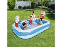 Piscina Con Juego De Baloncesto 254x168x102 Cm. Bestway 54122 -Piscinas Artículos Tienda 32373g01