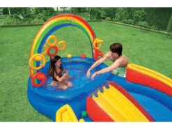 Centro De Juegos Arcoiris 297x193x135 Cm Intex 57453 -Piscinas Artículos Tienda 9019g04