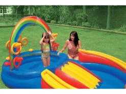 Centro De Juegos Arcoiris 297x193x135 Cm Intex 57453 -Piscinas Artículos Tienda 9019g05