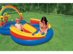 Centro De Juegos Arcoiris 297x193x135 Cm Intex 57453 -Piscinas Artículos Tienda 9019g08