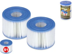 Purespa 2 Cartuchos Filtro Spa Bubble Intex 29001 -Piscinas Artículos Tienda 9198g01
