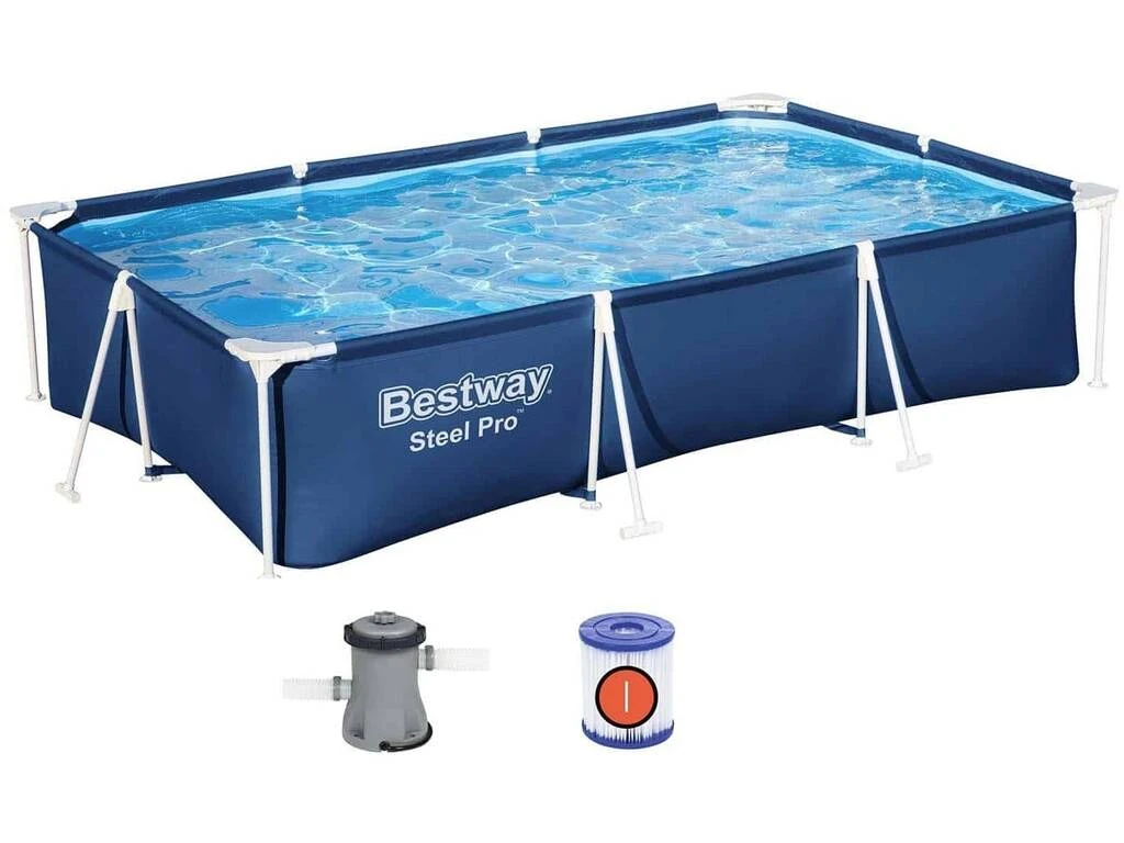 Piscina Desmontable 300x201x66 Cm. Bestway 56411 Piscina Desmontable 300x201x66 Cm. Bestway 56411 -Piscinas Artículos Tienda 9503g00