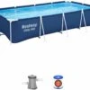 Piscina Desmontable 400x211x81 Cm. Bestway 56424 2 Piscina Desmontable 400x211x81 Cm. Bestway 56424 -Piscinas Artículos Tienda 9532g00