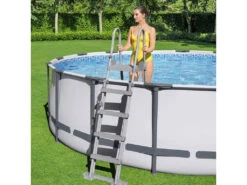 Escalera De Seguridad Piscina 132 Cm.Bestway 58332 -Piscinas Artículos Tienda 9704g02
