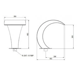 Cascada Residencial 12m3/h Astralpool -Piscinas Artículos Tienda ancho 350