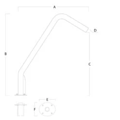 Cañón Para Piscina AQA 109 Y 110 -Piscinas Artículos Tienda aqa 109 medidas 1