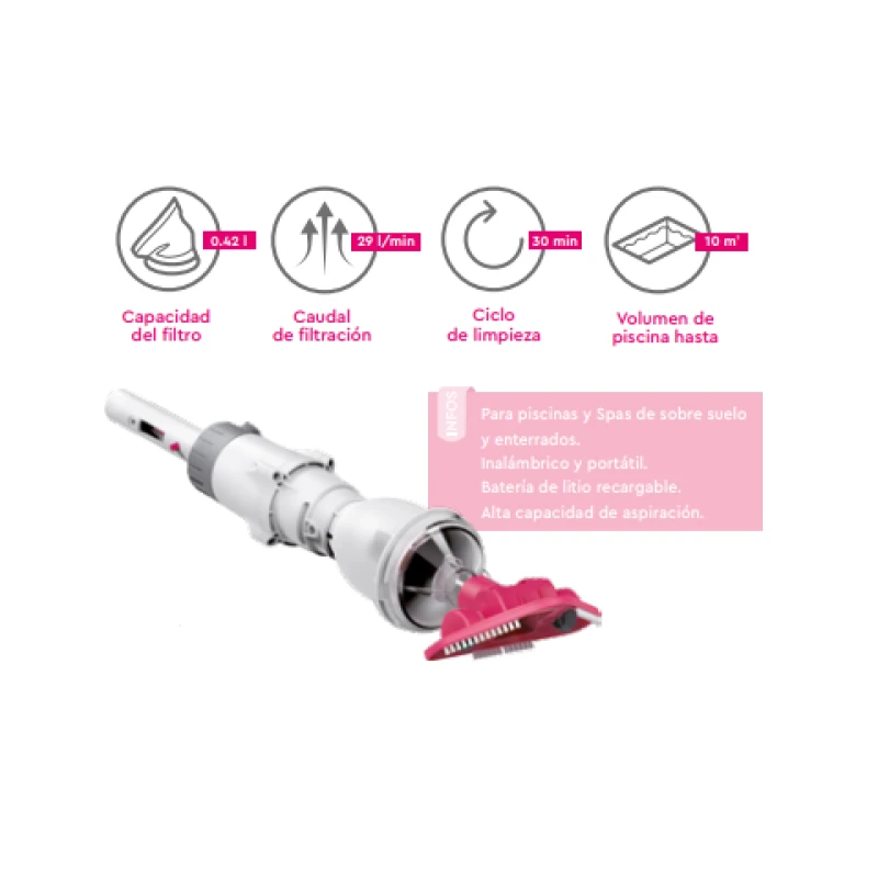 Limpiafondos Inalámbrico BC02 BWT Limpiafondos Inalámbrico BC02 BWT -Piscinas Artículos Tienda bc02