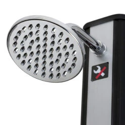 Ducha Solar De Gre - 35 Litros -Piscinas Artículos Tienda cabezal ducha solar gre