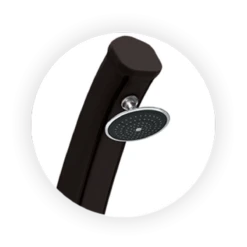 Ducha Solar Happy 4 X 4 Poolstar -Piscinas Artículos Tienda cabezal ducha solar happy 4x4 1