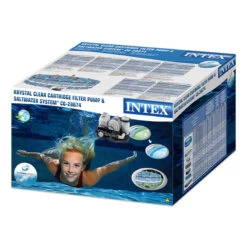 Combo Depuradora De Cartucho De Intex -Piscinas Artículos Tienda combo depuradora cartucho clorador salino intex 28674 caja