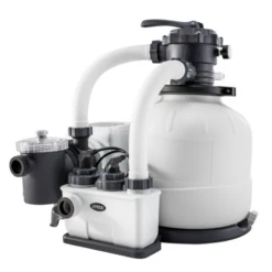 Combo Filtro Arena + Clorador Salino 32200L Intex 26676 -Piscinas Artículos Tienda combo intex2
