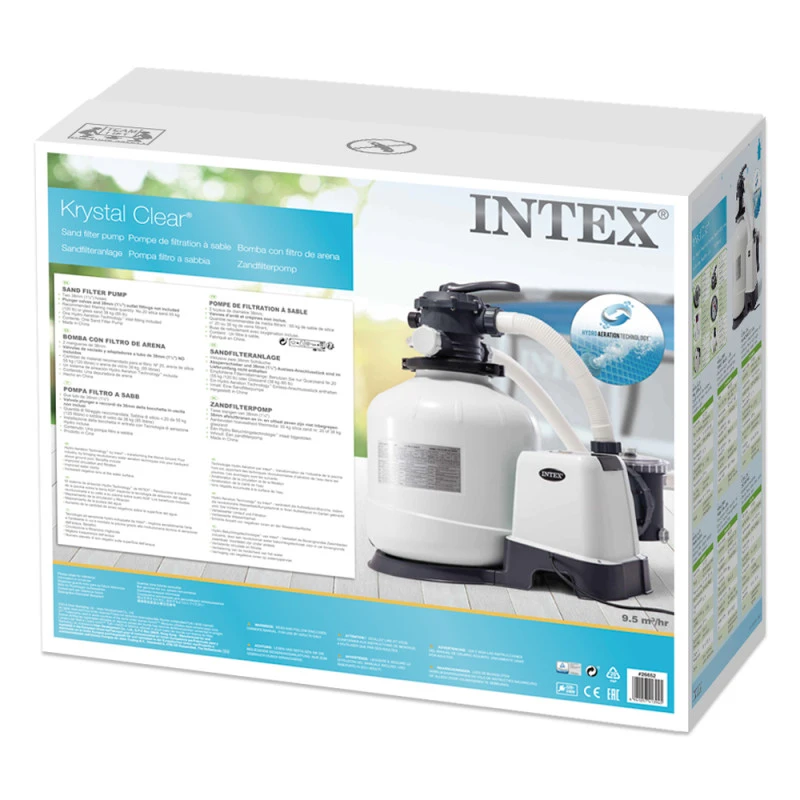 Depuradora de arena Intex 12.000 l/h 28652 Depuradora De Arena Intex 12.000 L/h 28652 -Piscinas Artículos Tienda depuradora arena intex 12000 26652 caja